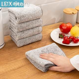 Kitchen Anti-grease Wiping Rag Superfine Fiber Cleaning Clot