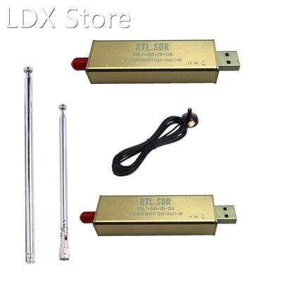 USB RTL SDR Receiver PPM TCXO RTL2832U 0.1MHz-1.7GHz Radio T