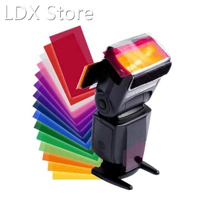 Wholesale 50set 12pieces/set color card for Strobist Flash