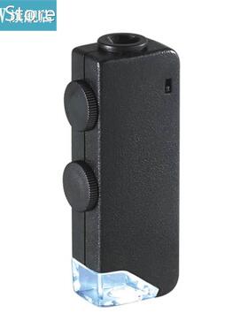 MicroBrite Plus 60x-100x LED Lighted Pocket Microscope Optic