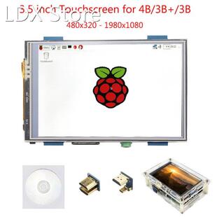 Raspberry Pi 4 Model B 3.5 inch Touchscreen 480x320 to 1920x