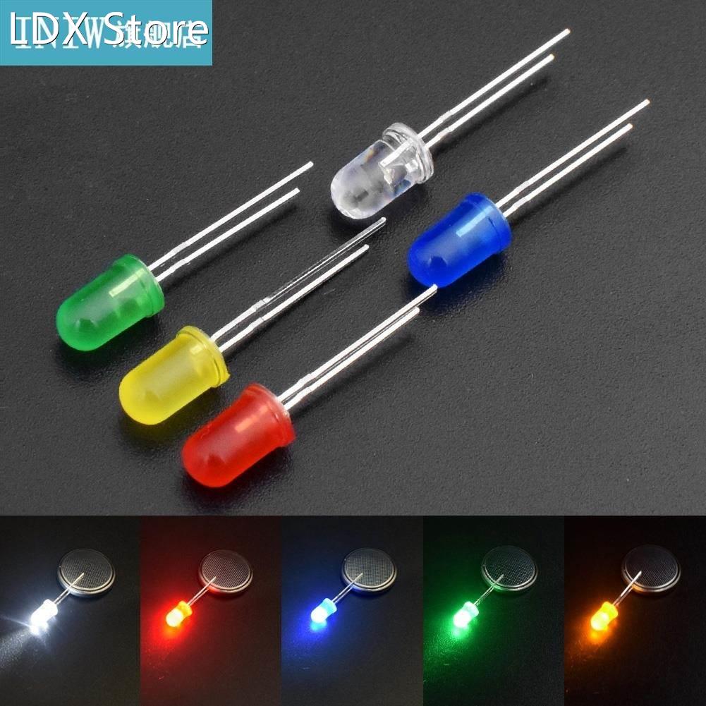 F3/F5 3mm/5mm Red Green Yellow White Color Assorted LED Diod