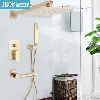 G1/2in 2 or 3 Function Golden Top Sprayer Bathroom Concealed