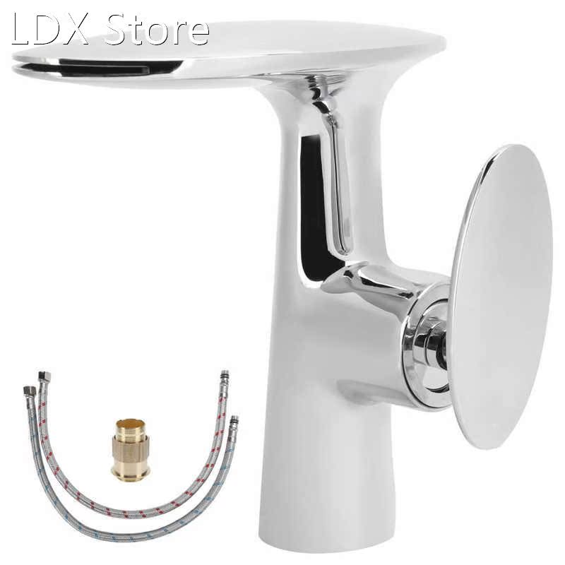 taps 适用于 bathroom basin faucet Waterfall Faucet Hot Cold