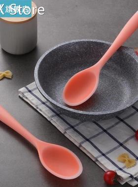1pc Kitchen Spoon Silicone Small Nonstick Serving Sp