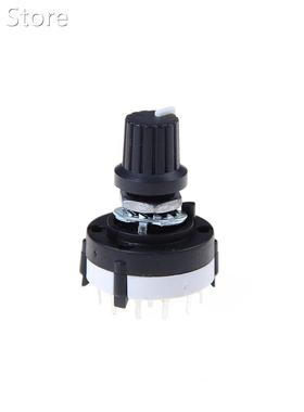 4P3T Single Deck Rotary Switch Band Selector 4 Pole 3 Positi