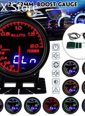 Eluto 2'' 52mm Universal Car Turbo Boost Gauge Vacuu
