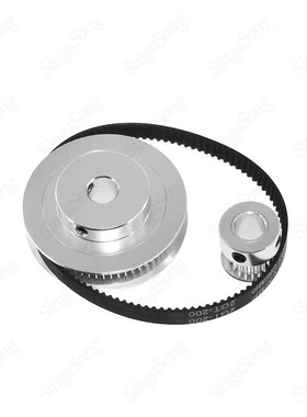 Timing Belt Pulley GT2 60teeth 20teeth Reduction 31/13 3D