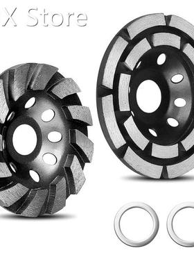 2Pcs 4 Inch Diamond Cup Grinding Wheel Concrete Sanding Disc