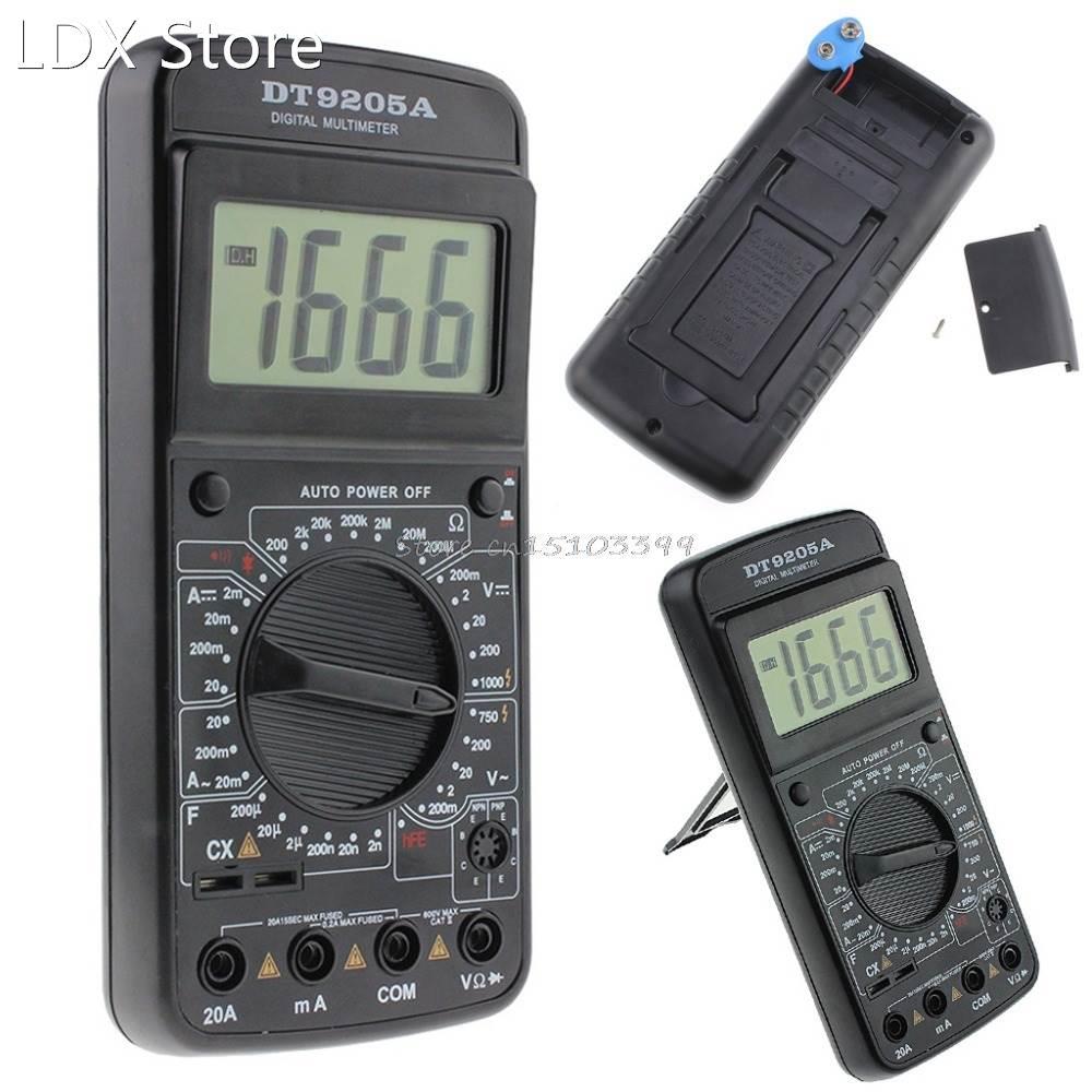 DT9205A Digital Multimeter AC/DC Voltmeter Ammeter Resistanc