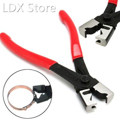 Dremaburgh Hose Clamp Plier Car Fuel Angled Clip Plier Colla
