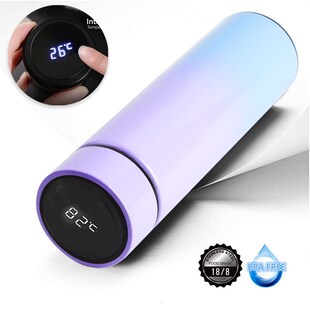 500ml Thermos Bottle Smart Thermal Tumbler Cup LED Display
