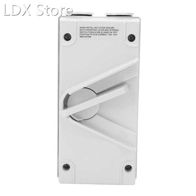 Single-Phase 2P Waterproof Isolating Switch Manual Type Flam