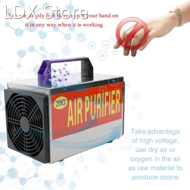 10-28G Generator Ozone Machine Tablets Air Purifier Ozonizer