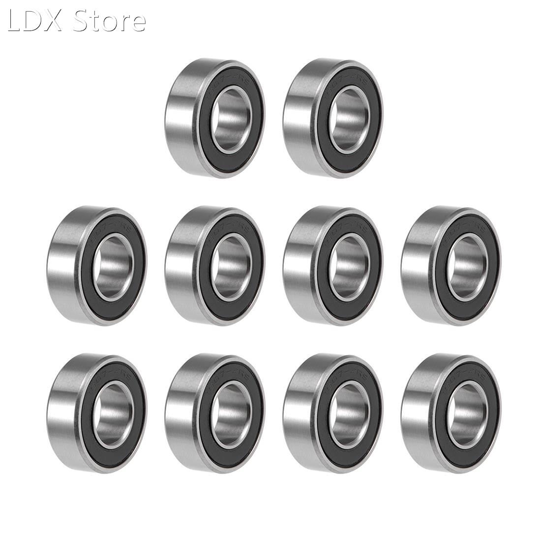 10pcs Deep Groove Ball Bearings Inch Double Sealed Chrome St