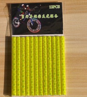 12 PCS / Bag Bicycle Bike Wheel Spokes Reflective er Tube Wa