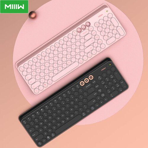 MIIIW Bluetooth Dual Mode Keyboard 104 Keys 2.4GHz Multi Sy