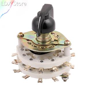 KCT 6 Pole 3 Position Dual Decks Band Channel Rotary Switch