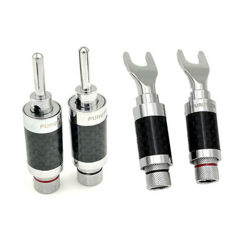 AHSY Furutech Pure Copper Y Plug with Carbon Fiber Plated Ba