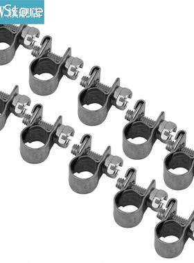 New 10pcs Autos Stainless Steel Clip Fuel Oil Water Hose Pip