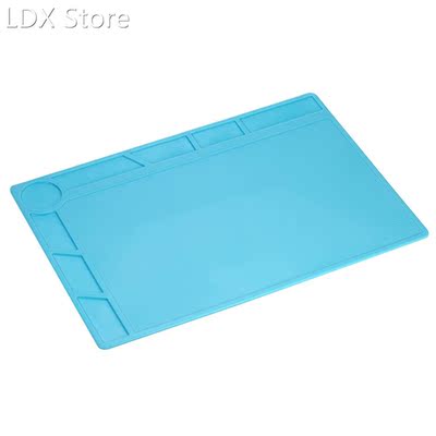 Soldering Iron Maintenance Mat Silicone Heat Insulation Elec