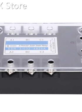 3 Phase SSR DC Control AC 480V 25A Solid State Relay Industr