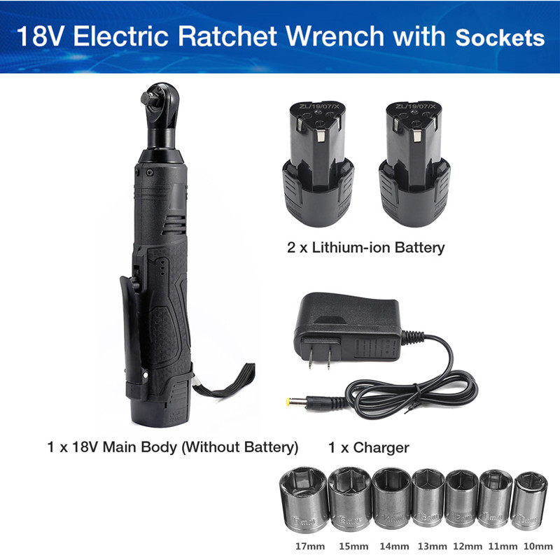 12V 18V 28V 3/8'' 2 Lithium-Ion Battery Electric Rat