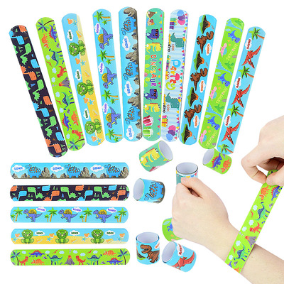 10Pcs Dinosaur Clap Circle Toys Jungle Safari Birthday