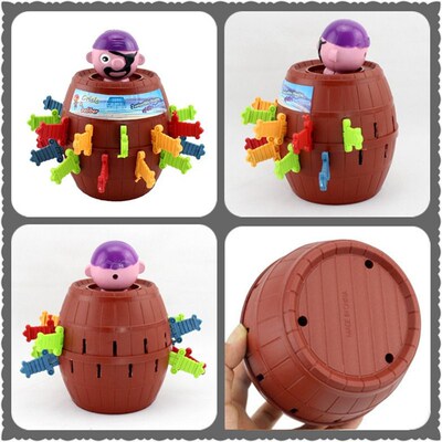 Novelty Tricky Pirate Barrel Game for Kids and adults Lucky