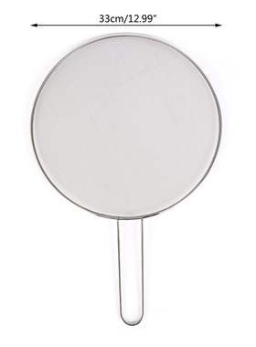 1pcs 25/29cm/33cm Stainless Steel Splatter Screen Mesh Pot L