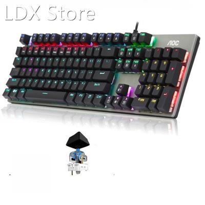 104 Keys Universal Wired Keyboard Anti Ghosting RGB Backligh