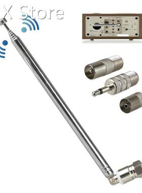 AXYB F Type TV Radio Telescopic Antenna Shrink Length 5.91in