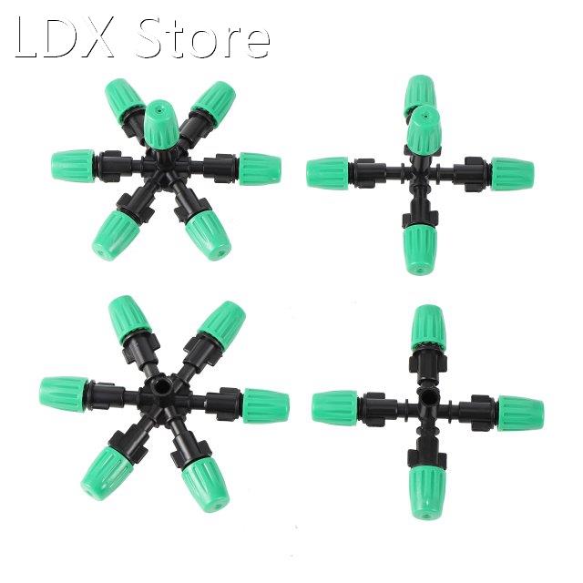 4-Way/5-Way/6-Way/7-Way Misting Fogger Nozzle Landscaping Hu