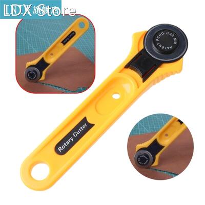 Fabric Leather Craft Yellow 28mm Circular Cut Blade Patchwor