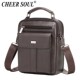Bag Leather Genuine Shoulder Messenger for Men Bags