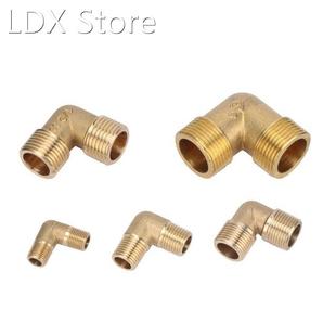Brass Tube Fitting Adapter 90 Degree 1/8 1/4 3/8 1/2 3/4