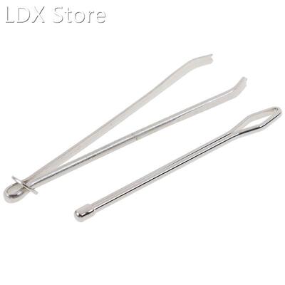 Elastic Belt 2PC Cited Clips Weaving Tool Stainless Steel Ro