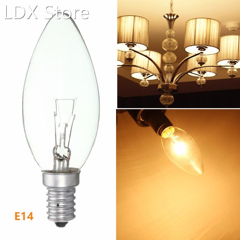 New Incandescent Lamp Filament Bulb E14 25W/40W/60W Refriger