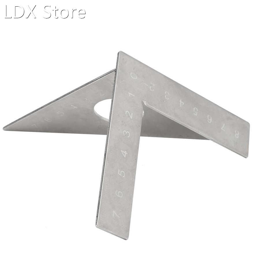 Stainless Steel 90° 45° Square Layout Triangular Rul