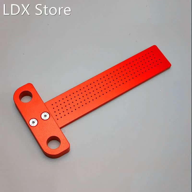 New Woodworking Scribe Aluminum Crossed Ruler Precision Wood