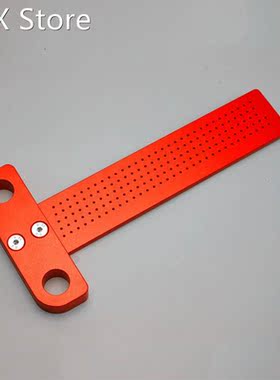 New Woodworking Scribe Aluminum Crossed Ruler Precision Wood