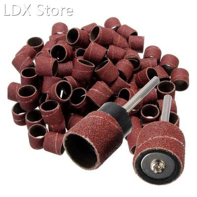 100 Pieces 1/2 inch Polished sandpaper ring Polishing Abrasi