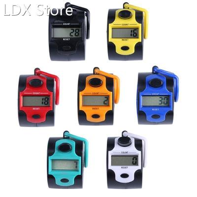 Digital Hand Tally Counter 5 Digit Manual Press Clicker LED