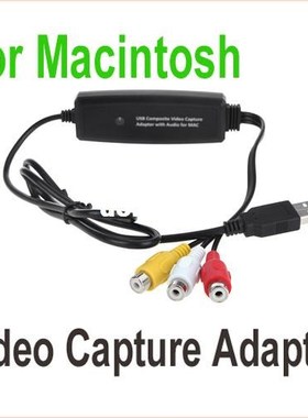 USB Composite Audio/Video Grabber Capture Adapter for Macint