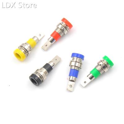 5 Pcs 4mm Banana Plugs Female Jack Socket Plug Wire Connecto