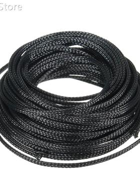 1pc Expandable PET Braided Cable Sleeves 10M 4mm Heat Insul