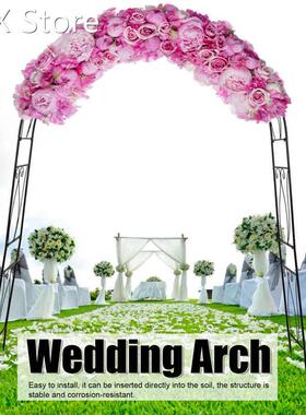 Garden Arch Outdoor Wrought Iron Archway Support 适用于 Clim
