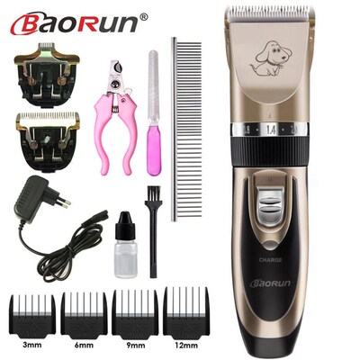 Baorun P2 Professional Electric Pet Hair Trimmer Rechargeabl