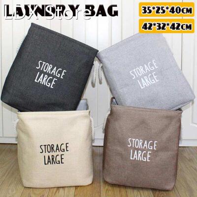 Big Capacity Laundry Clothing Basket Water-Resistance Bin Co