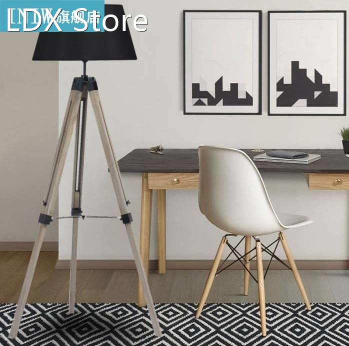 Vintage Tripot Floor Lamps Room Office Lighting Led Bulb Woo